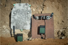 Steel Alive auf Stahlplette front und Back 